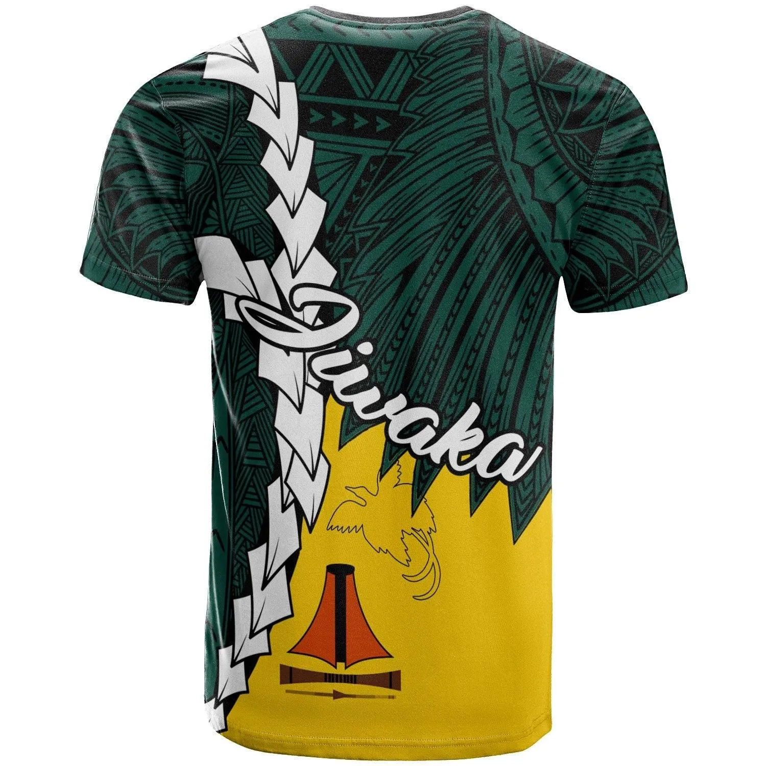 Papua New Guinea Jiwaka Province Polynesian T-Shirt - Tribal Wave Tattoo