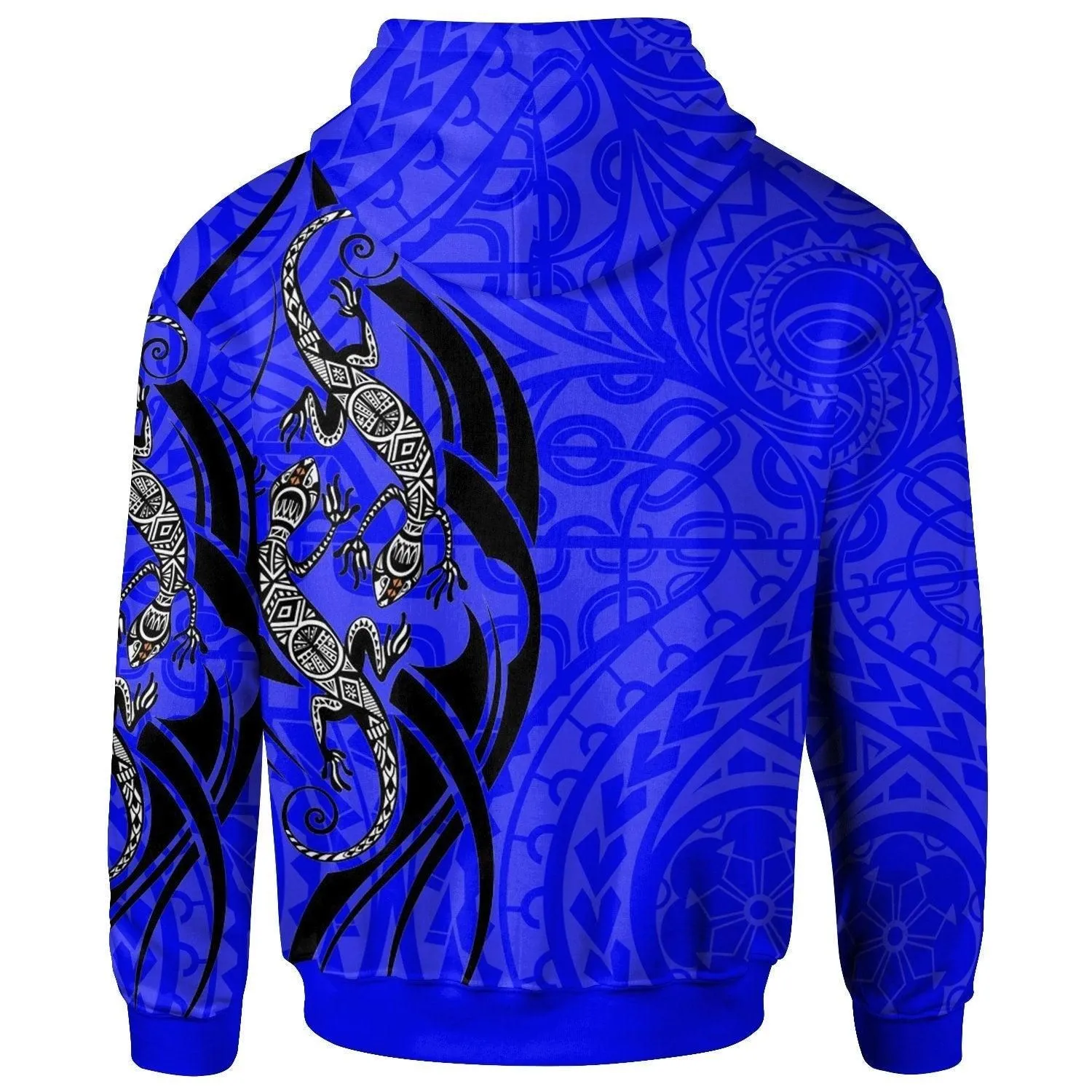 Polynesian Hoodie - Polynesian Lizard Tattoo