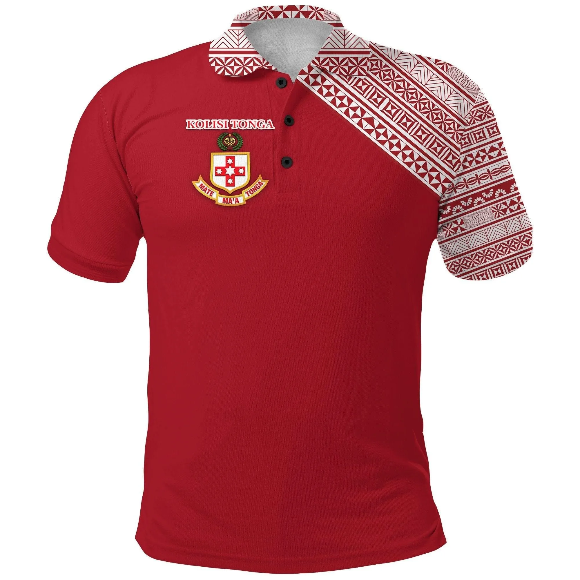 (Custom Personalised) Kolisi Tonga Polo Shirt Mate Maa Tonga Rugby Original NO.1