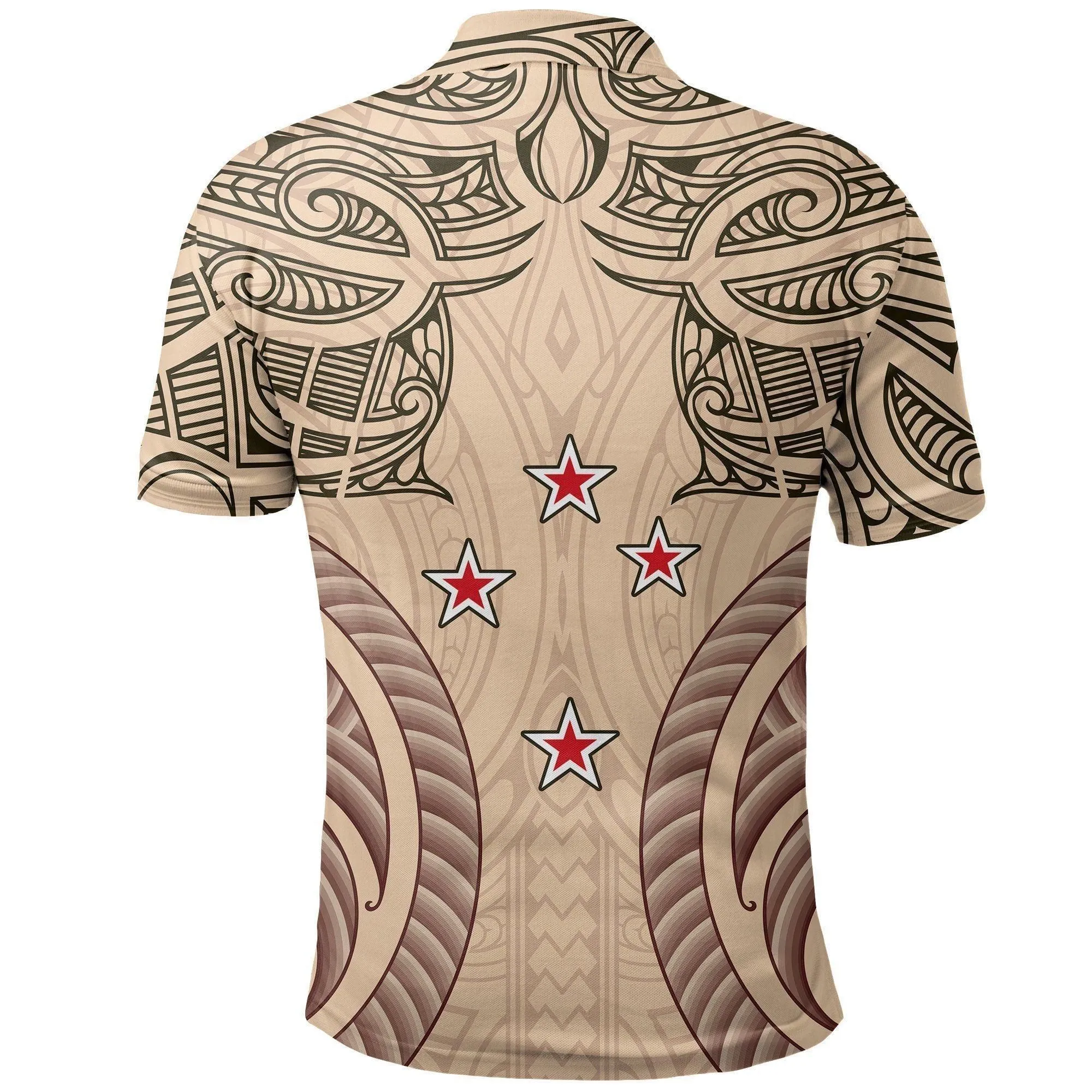 Polynesian Pride Polo Shirt - Haka Moko Rugby Aotearoa Polo Shirt
