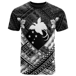 Papua New Guiae Polynesian T-Shirts - Papua New Guiae White Seal Camisole Hibiscus Style - BN18
