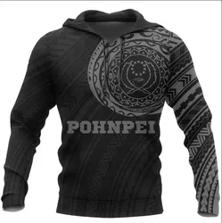 Pohnpei In My Heart - Tattoo Style Special Hoodie A7