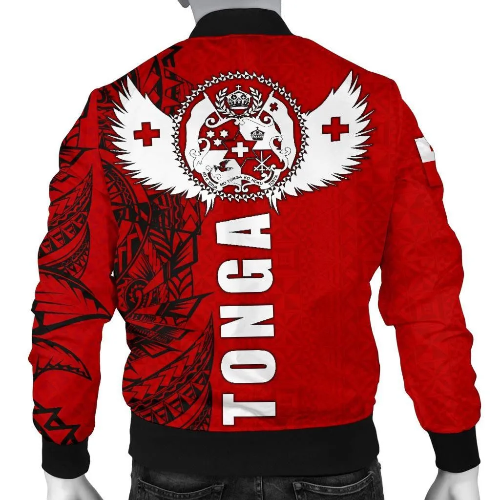 FamilyGater Jacket - Bomber Jacket Tonga Polynesian - Tonga Wings - BN15