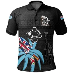 Fiji Bati Polo Shirt Rugby Tests Coconut