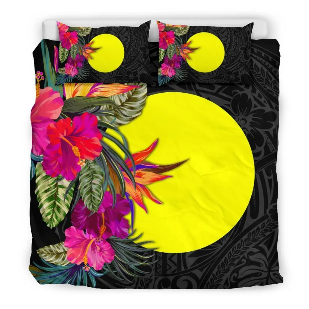 Palau Bedding Set - Polynesian Hibiscus Pattern