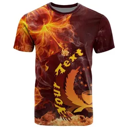 Pohnpei Micronesia Custom Personalised T shirt - Fire Hibiscus