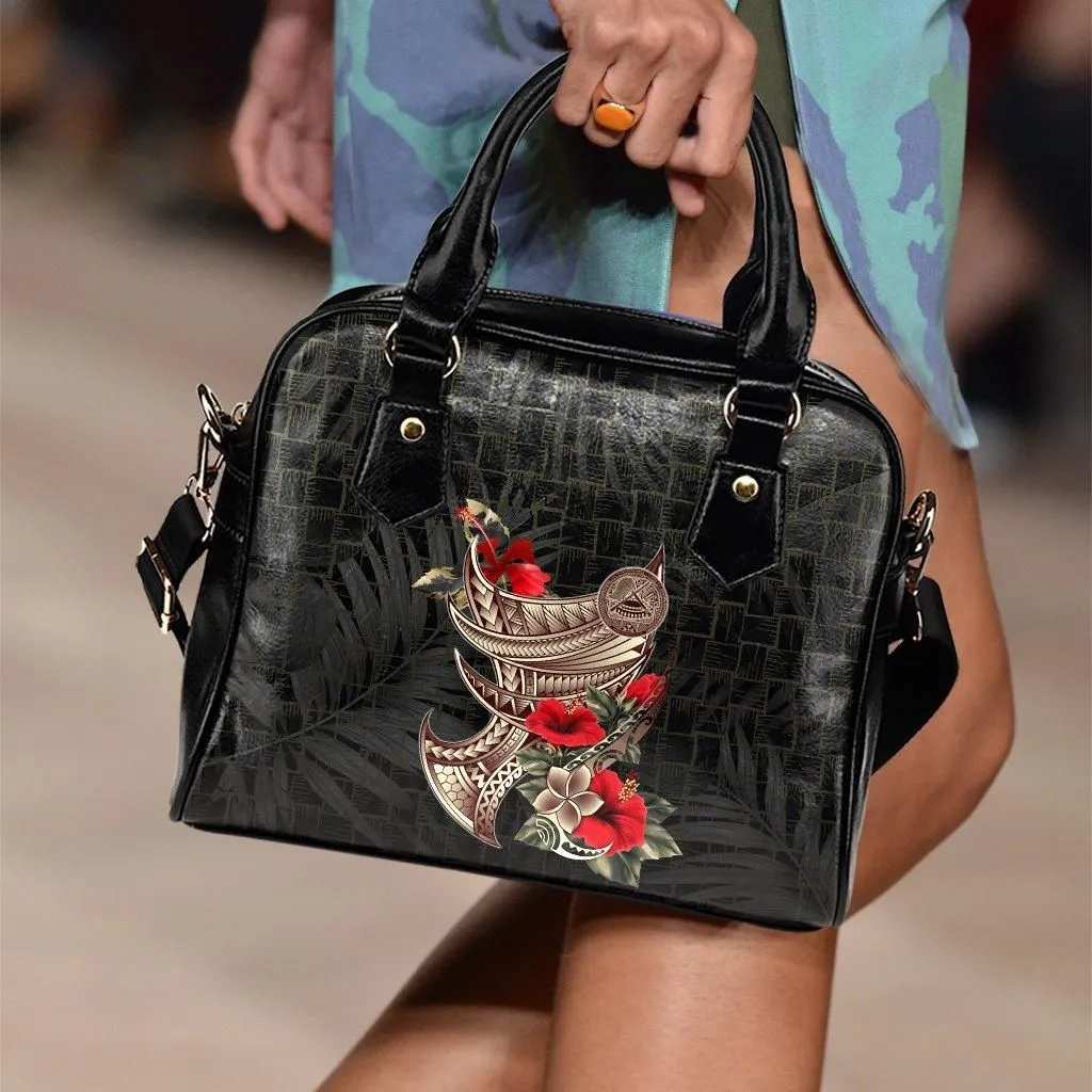American Samoa Shoulder Handbag - Polynesian Tribal Vintage Style