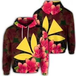 Alohawaii Hoodie - Hawaiian Kanaka Plumeria Polynesian Hoodie - AH - J4R