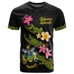 Solomon Islands Polynesian T shirt - Plumeria Tribal