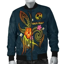 FamilyGater Jacket - Bomber Jacket Tonga Polynesian Personalised - Legend of Tonga (Blue) - BN15