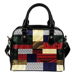 Polynesian Shoulder Handbag - Design Retro Patchwork