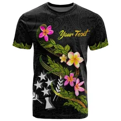 Kosrae Polynesian Personalised Custom T Shirt - Tropical Summer