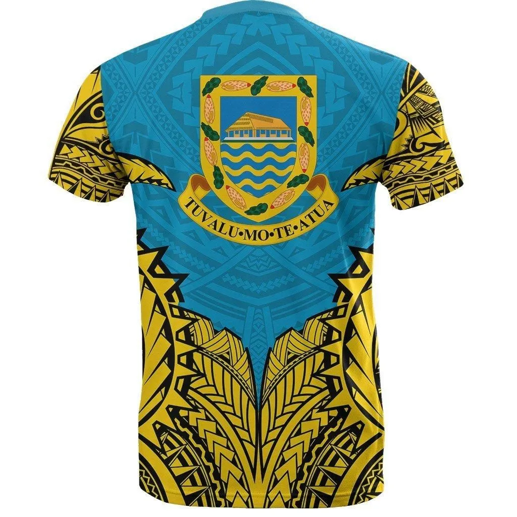 Tuvalu Premium T shirt - Tuvalu Flag Polynesian Tattoo