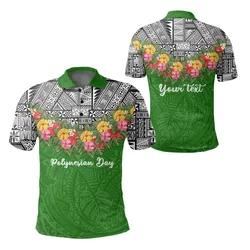 (Custom Personalised) Polynesian Day Polo Shirt Polynesian Style LT16
