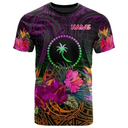 Chuuk Personalised T-Shirt - Summer Hibiscus - BN15