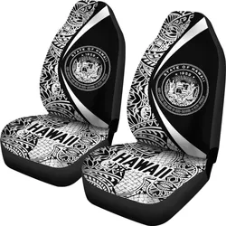 FamilyGater Accessories Car Seat Covers - Hawaii Coat Of Arm Polynesian - Circle Style 01 J1