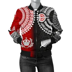 Tonga Aotearoa Womens Bomber Jacket