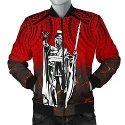 Hawaii King Kamehameha Mens Bomber Jacket - Eruption Style