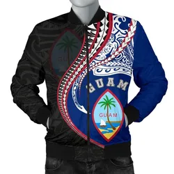 Guam Polynesian Mens Bomber Jacket Manta Polynesian