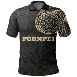 Alohawaii Shirt - Polo Shirt Pohnpei in My Heart Tattoo A7