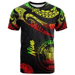 Niue Polynesian T shirt - Poly Tattoo Reggae Version