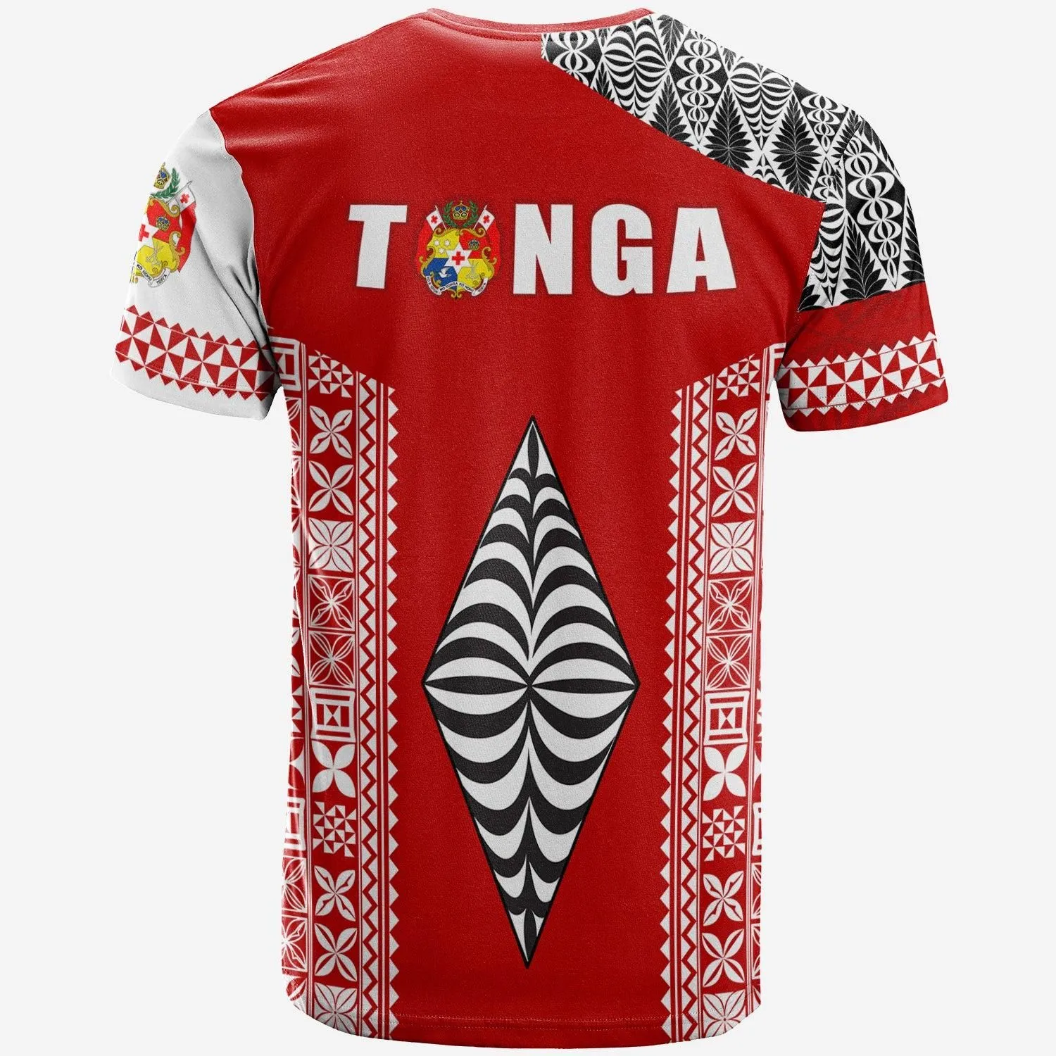 Tonga Rugby T Shirt - Mate Maa Tonga LT13
