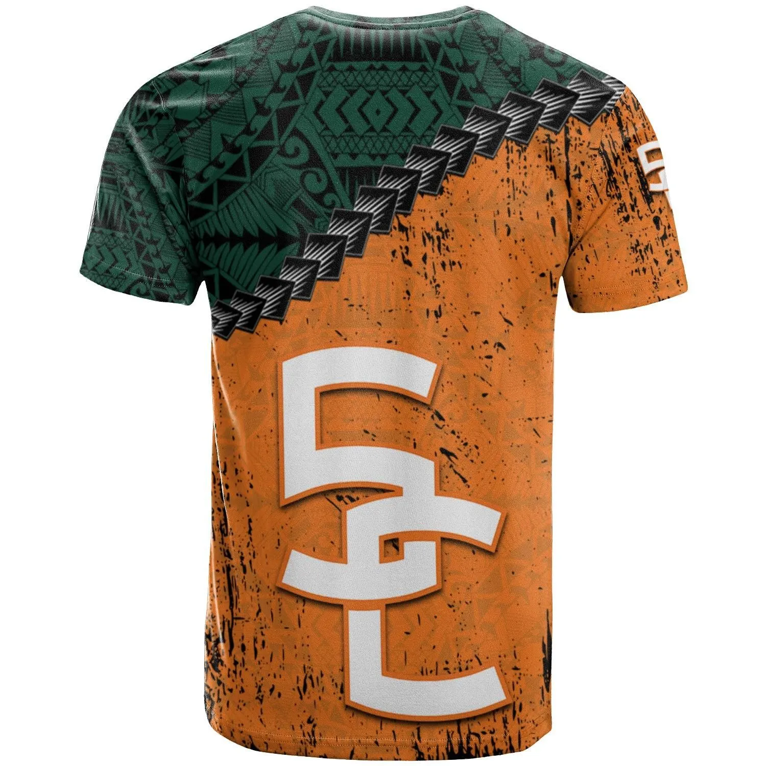 Swift Current 57s T-shirt Grunge Polynesian Tattoo - CA BASEBALL