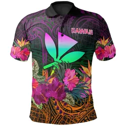 Alohawaii Shirt - Polo Shirt Polynesian Hawaii Kanaka Maoli Summer Hibiscus - BN15