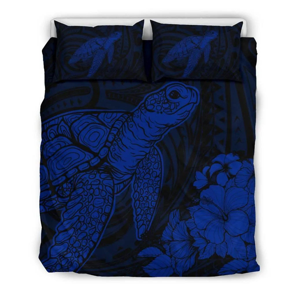 Alohawaii Bedding Set Hibiscus Polynesian Memory Blue Turtle Bedding Set Ah Jd Dhc1712783Dd