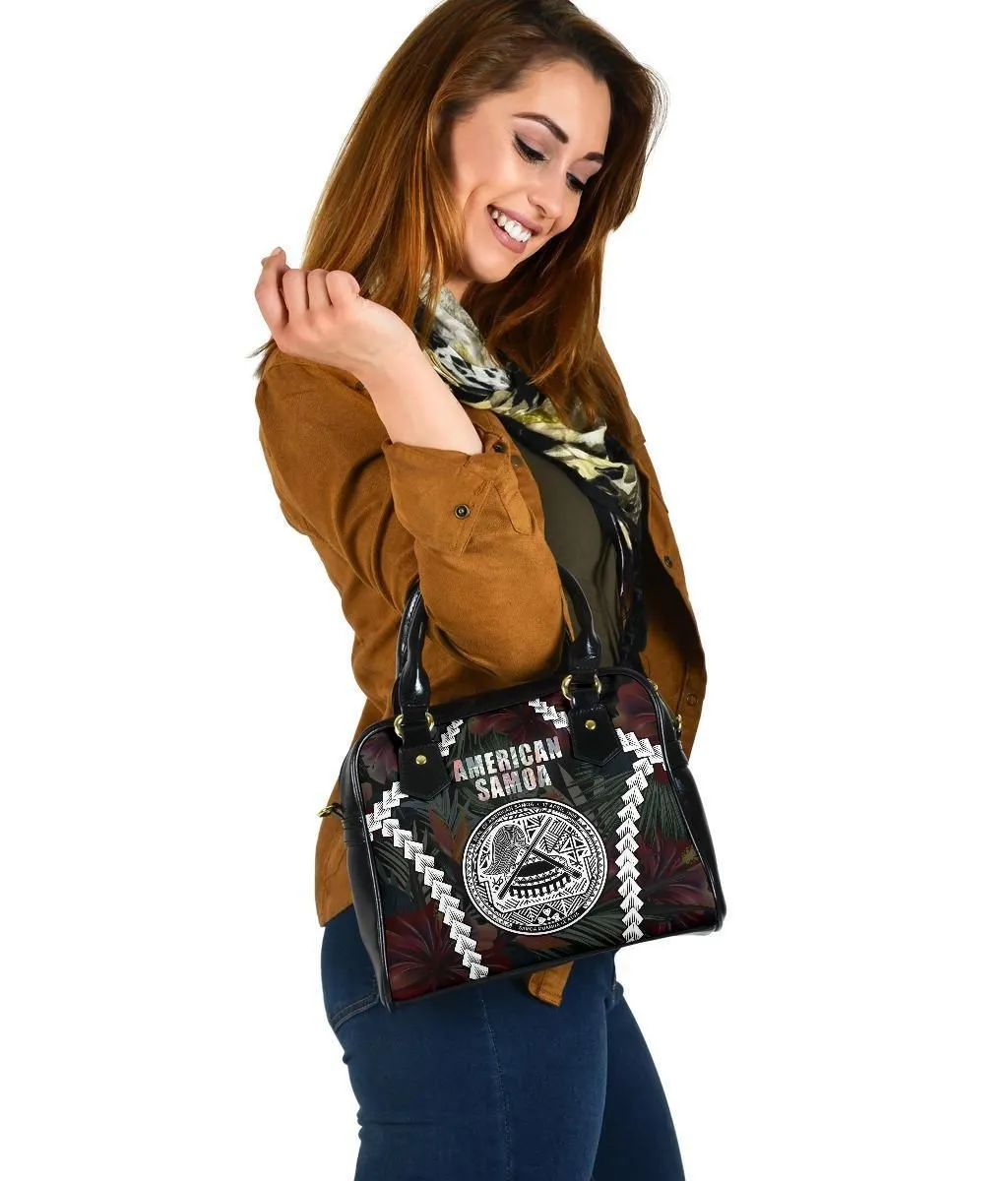 American Samoa Shoulder Handbag - Chain Polynesian