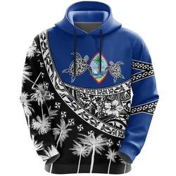 Alohawaii Clothing - Hoodie Guam Polynesian Turtle, Tropical K5