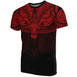 Best Polynesian Tattoo T-Shirt Red A7