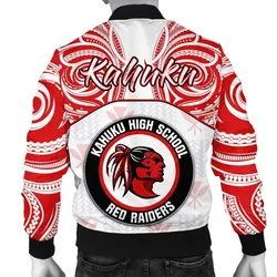hawaiiMens Bomber Jacket - Kanaka Kahuku High School Mens Bomber Jacket Demodern Style AH