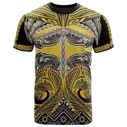 Polynesian All Over Print T shirt - Polynesian Maori Tattoo Wolf