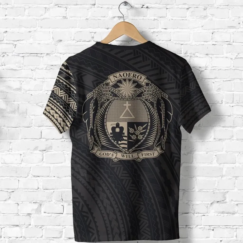Nauru In My Heart Micronesia Tattoo Style T-Shirt A7