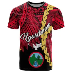 Palau Ngardmau Polynesian T shirt - Tribal Wave Tattoo