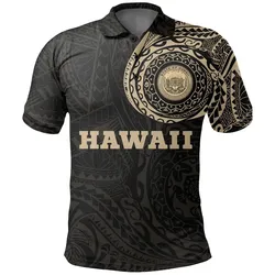 Alohawaii Shirt - Polo Shirt Hawaii Coat Of Arms Polynesian Tattoo A7