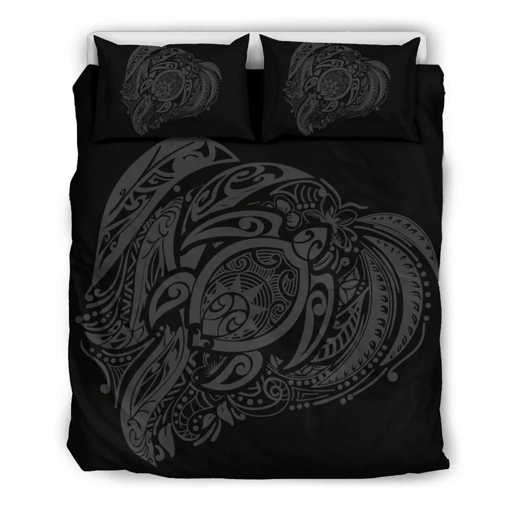 Alohawaii Bedding Set Turtle Hibiscus Polynesian Bedding Set Simple Grey Ah J7 Dhc1712752Dd