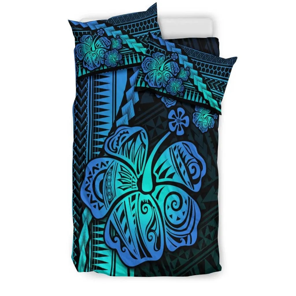 Polynesian Hibiscus Bedding Set Hawaiian Style No.2 LT6