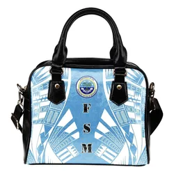 Federated States Of Micronesia Shoulder Handbag - Polynesian Tattoo Flag