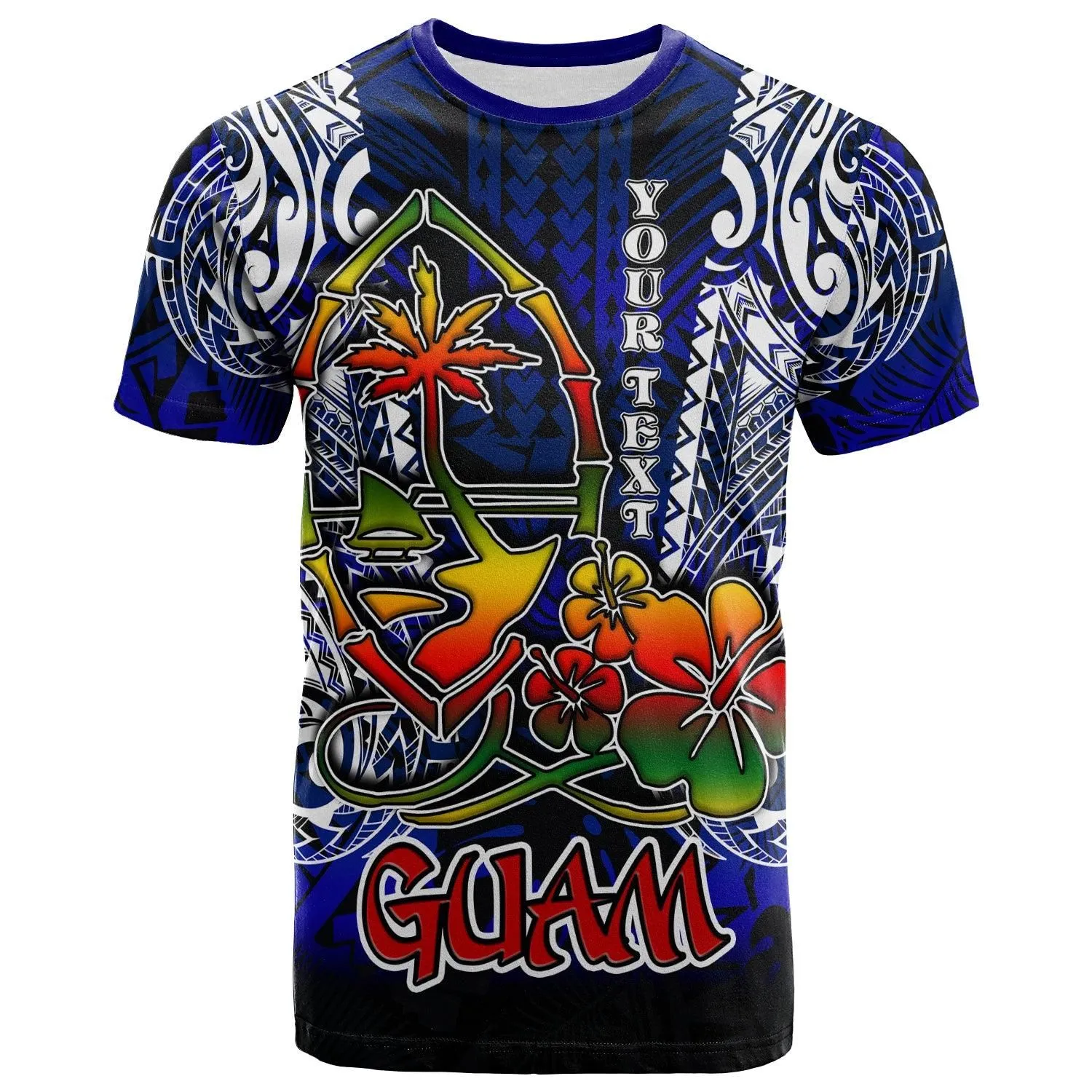 Guam T-Shirt - Custom Guam Independence Day With Polynesian Tattoo Patterns LT10