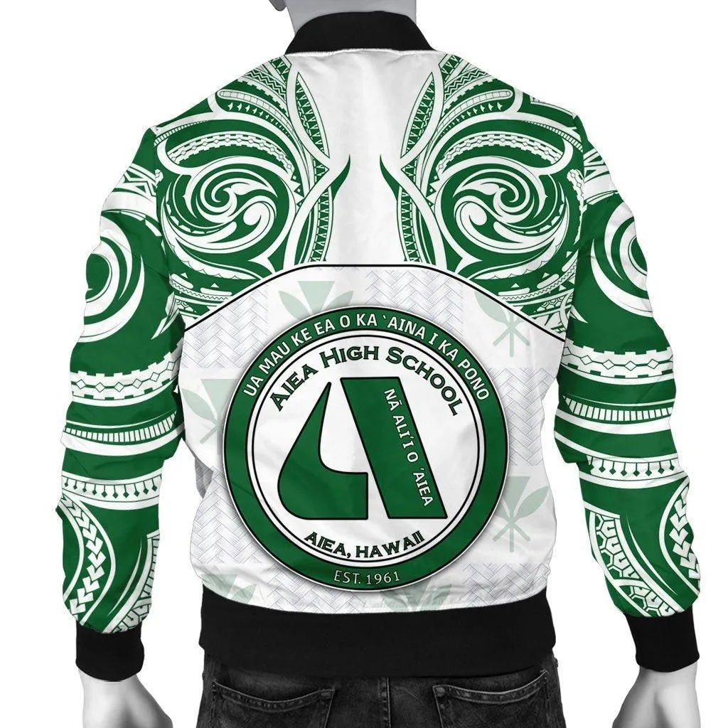 hawaiiMens Bomber Jacket - Kanaka Aiea High School Mens Bomber Jacket Demodern Style AH