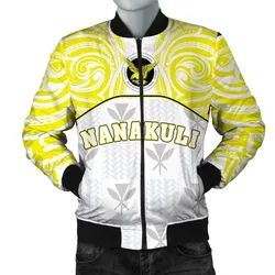 hawaiiMens Bomber Jacket - Kanaka Nanakuli High School Mens Bomber Jacket Demodern Style AH