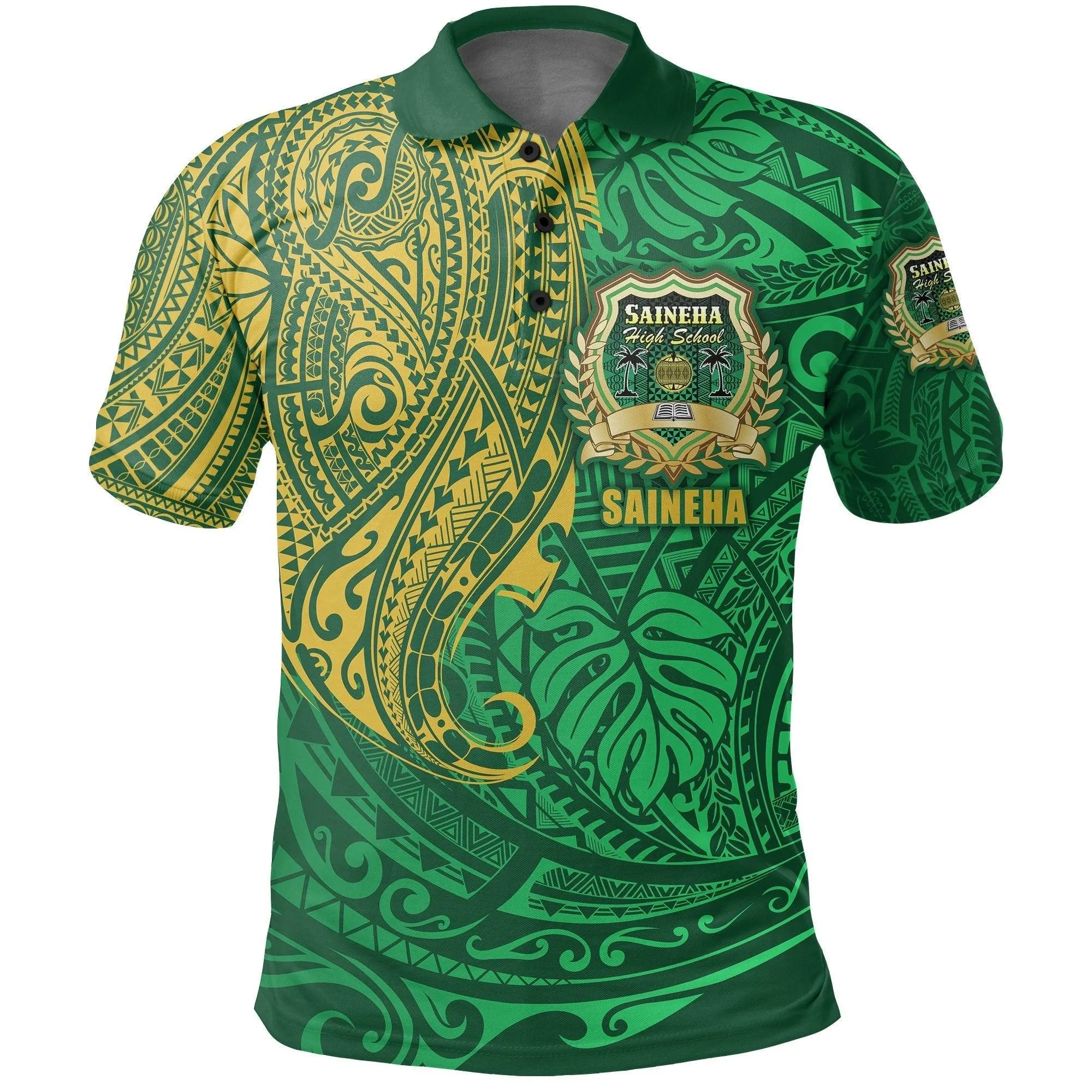 (Custom Personalised) Saineha Tonga Polo Shirt Polynesian Special - Class of LT16