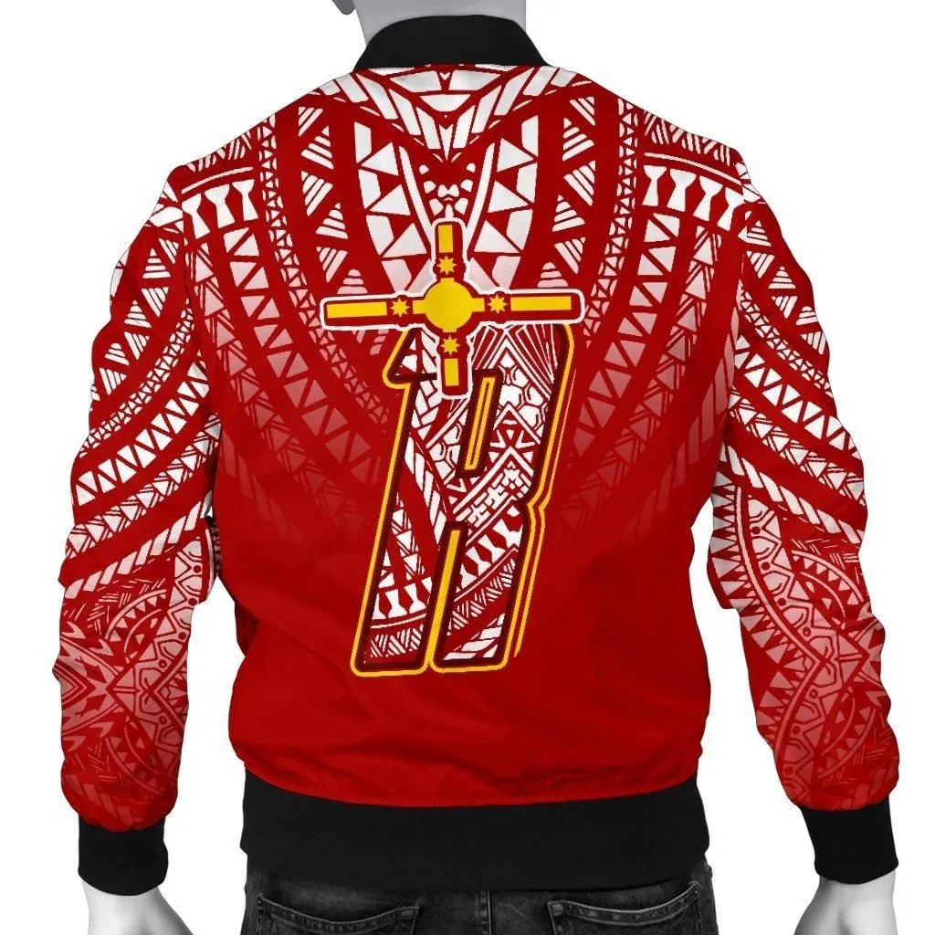 Rotuma Fiji Islands Mens Bomber Jacket Melanesian Style