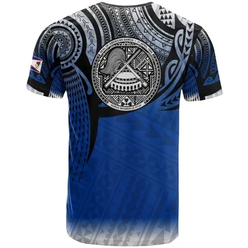 American Samoa Polynesian T Shirt - Tattoo Pattern