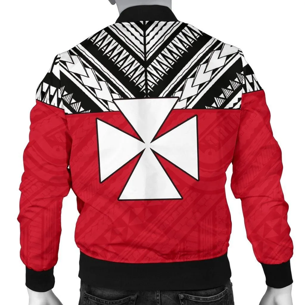 Wallis And Futuna Mens Bomber Jacket