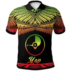 Yap Polynesian Polo Shirt - Poly Tattoo Reggae Version