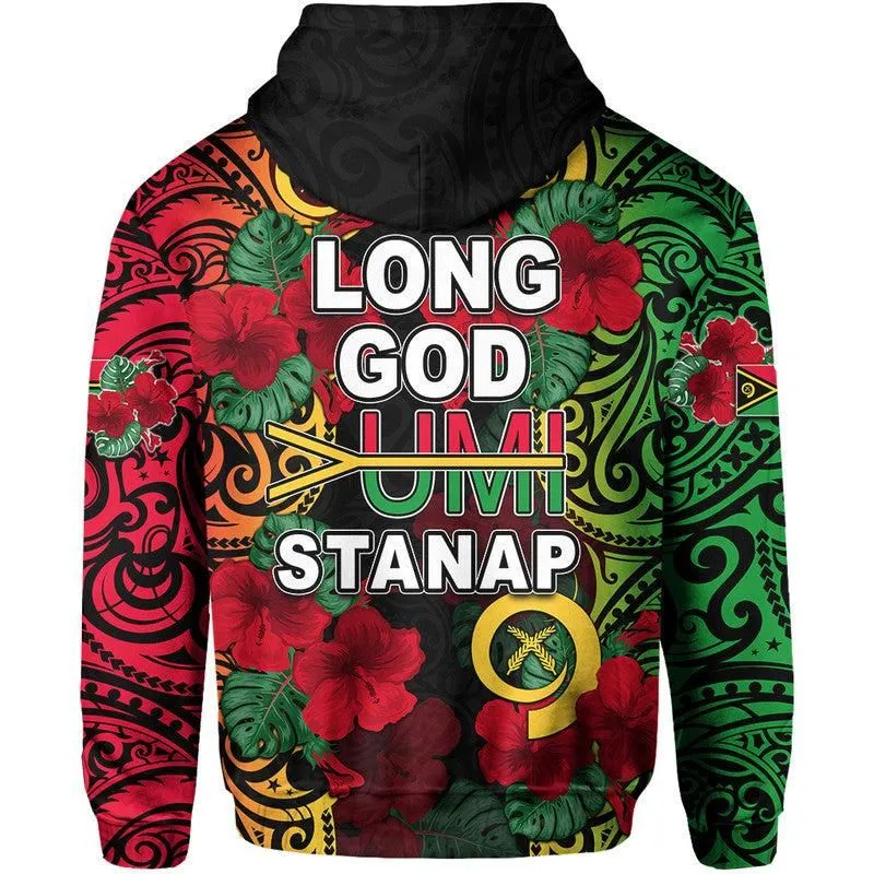 Vanuatu And Hibiscus Hoodie LT6