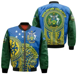 Solomon Islands Independence Anniversary 44th Years Bomber Jacket - LT12